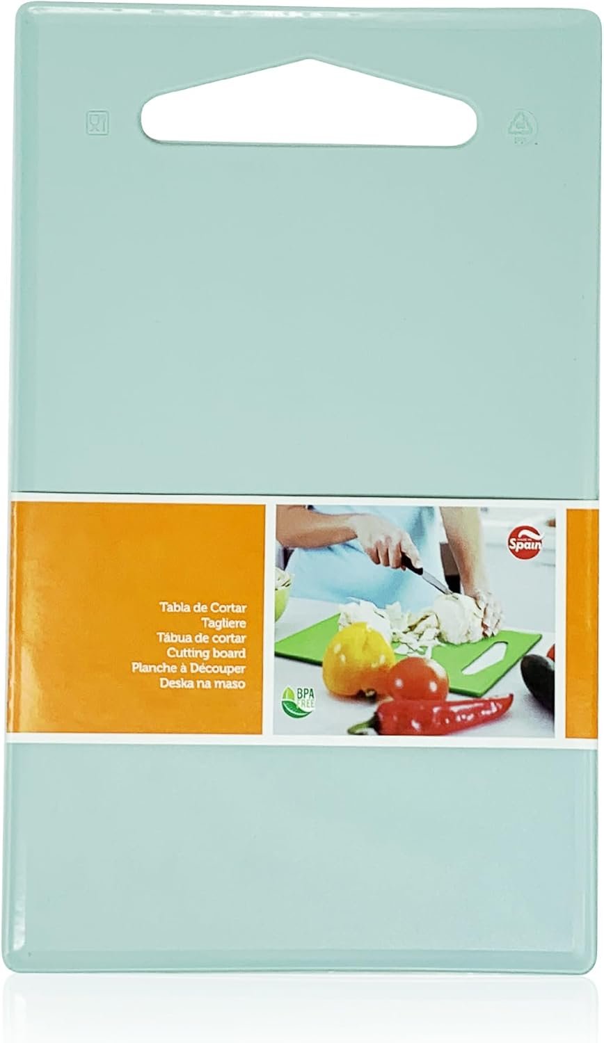 Professional Catering Chopping Boards Large Medium Small Plastic Cutting Boards with Hanging Hole, Camping Chopping Board, Durable Dishwasher Safe (Mint Green, 36 x 24)